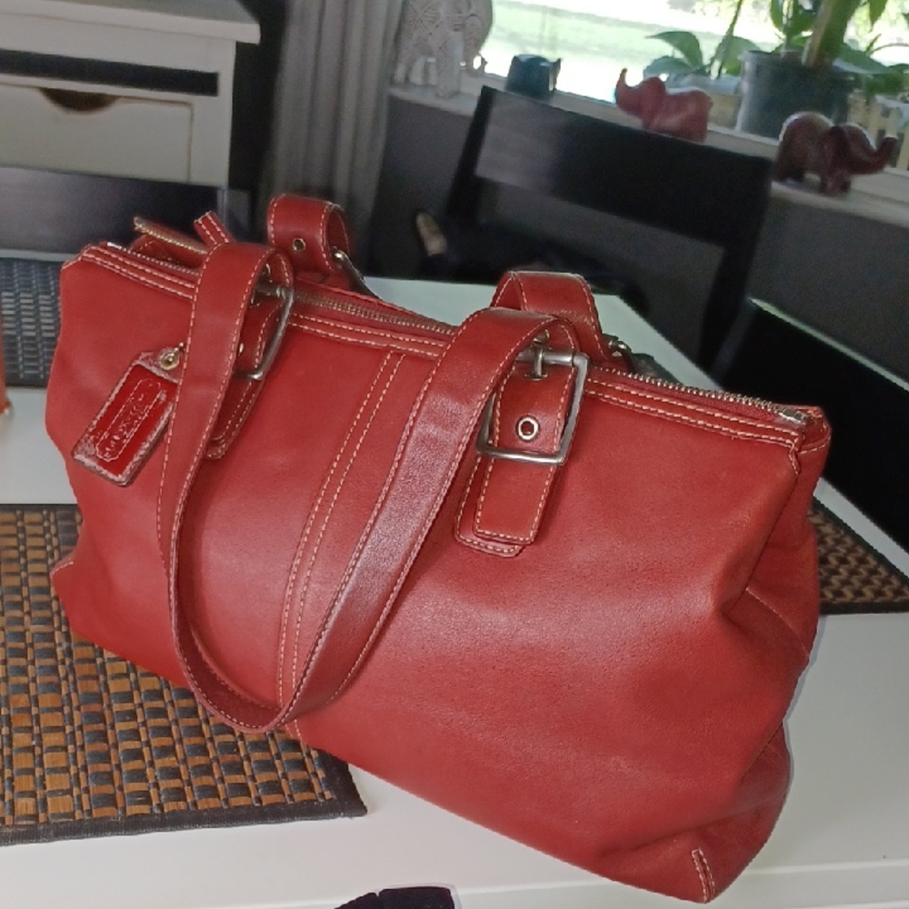 VINTAGE COACH 2003 HAMPTONS SHOPPER TOTE SATCHEL